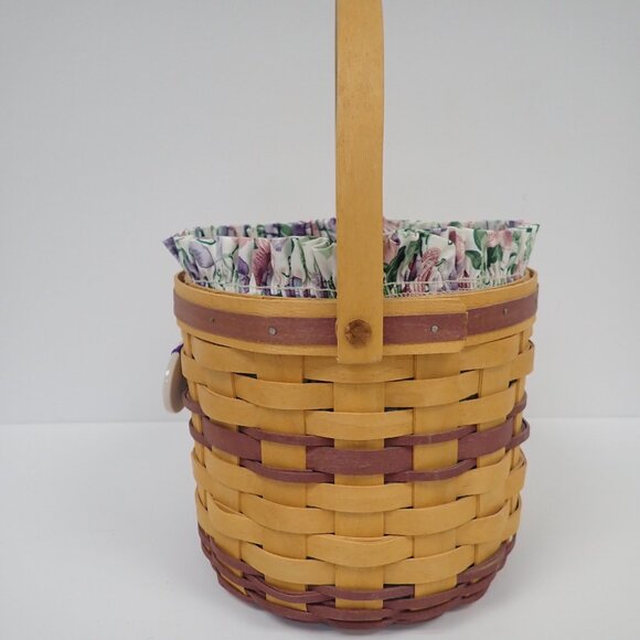 Vintage May Series Longaberger Sweet Pea basket - Picture 2 of 9